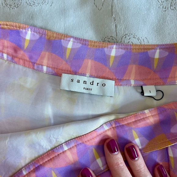 Sandro Patterned Skirt - Picture 3 of 7